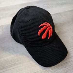 47 NBA Toronto Raptors Clean Up Black Thick Cord Adjustable Corduroy Hat